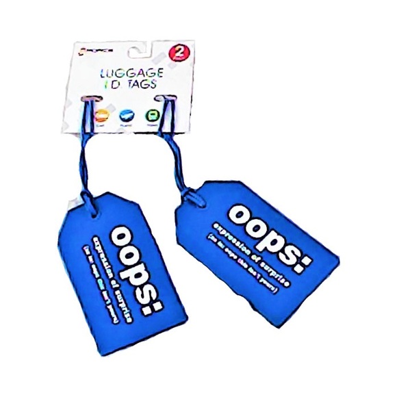 ROYAL BLUE LUGGAGE TAG - Picture 1 of 2